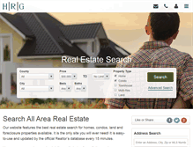 Tablet Screenshot of highlandrealtygroup.com